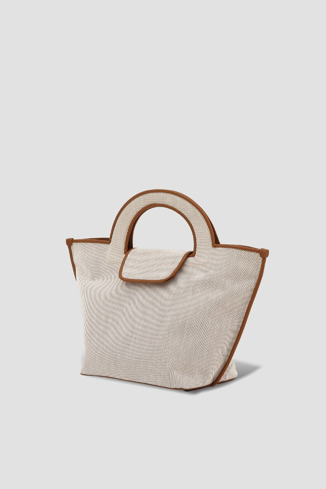 Basket Line Bag Cream